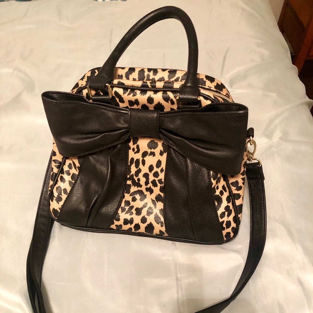 Betsey Johnson Animal Print Purse